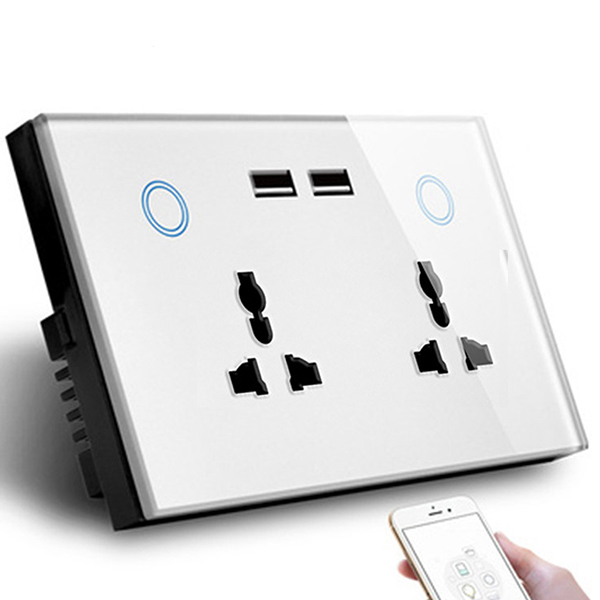 WiFi Double Socket with USB